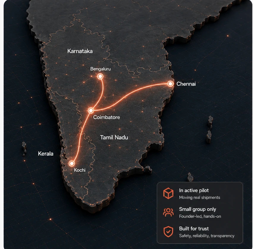 Corridor lanes across the India–Gulf–Southeast-Asia region